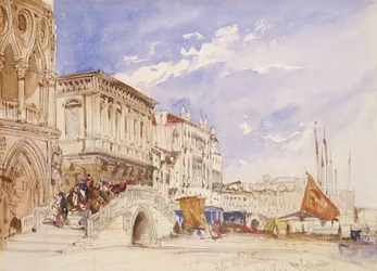 Riva degli Schiavoni, Venedig, 1846